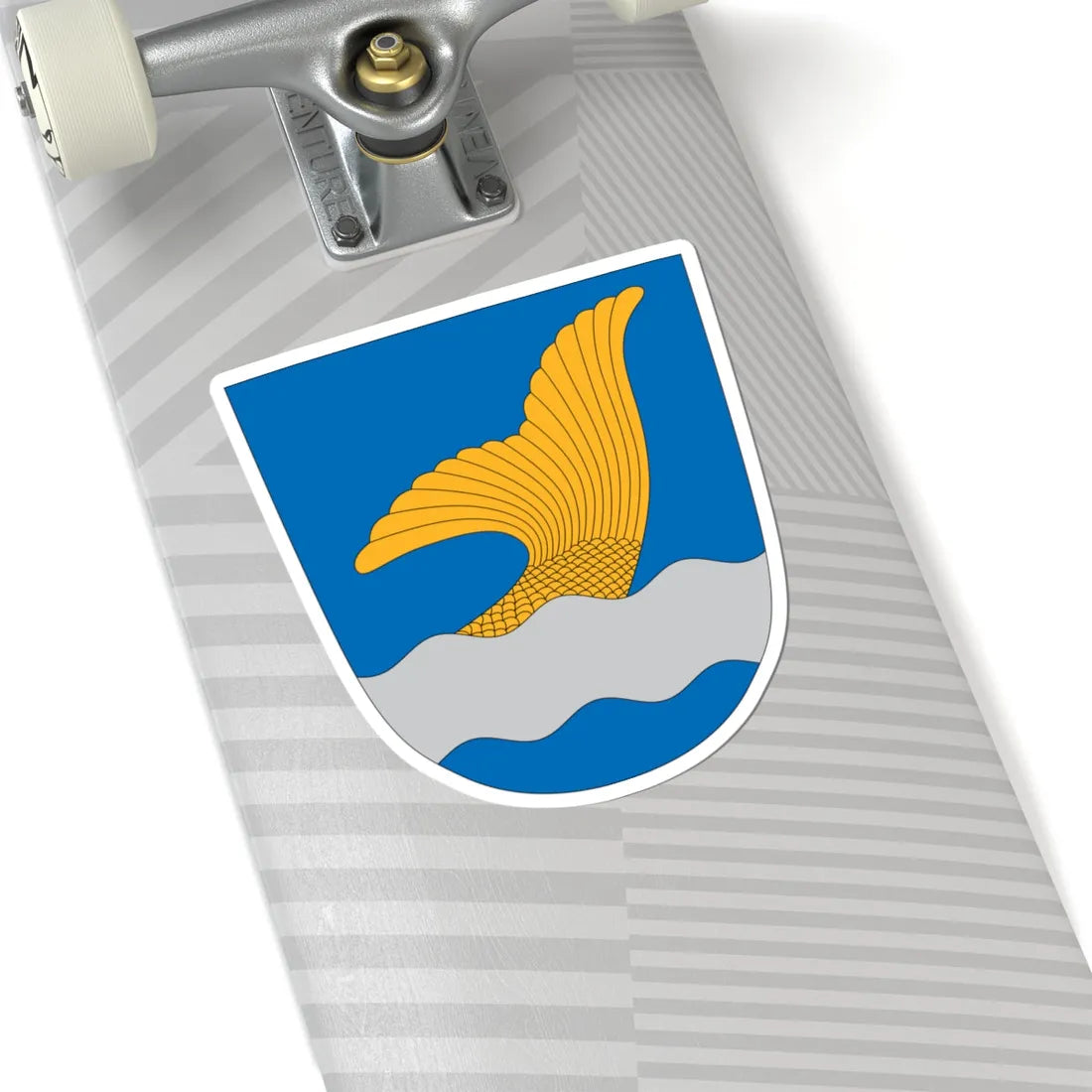 Vantaa.vaakuna (Finland) (Coat of Arms) STICKER Vinyl Kiss-Cut Decal - The Sticker Space