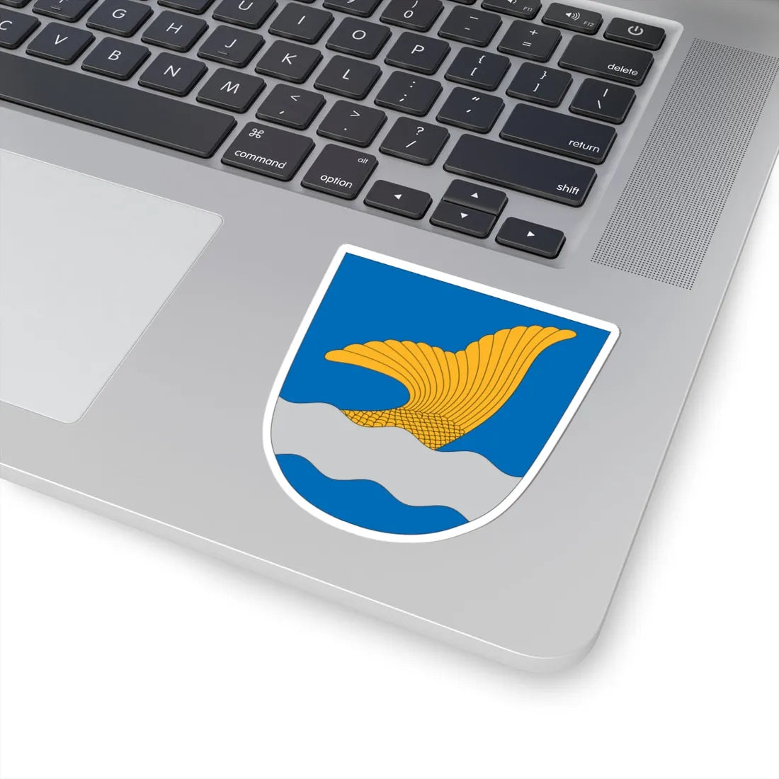 Vantaa.vaakuna (Finland) (Coat of Arms) STICKER Vinyl Kiss-Cut Decal - The Sticker Space