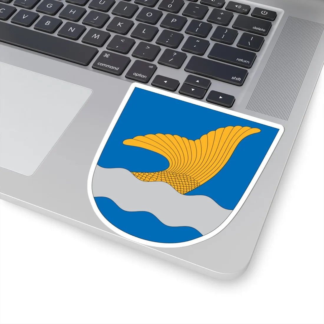 Vantaa.vaakuna (Finland) (Coat of Arms) STICKER Vinyl Kiss-Cut Decal - The Sticker Space