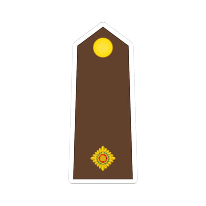 Vanuatu MF OF 01a (Vanuatu) (Military Rank) STICKER Vinyl Kiss-Cut Decal 3 Inch White - The Sticker Space