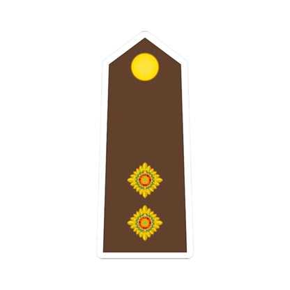Vanuatu MF OF 01b (Vanuatu) (Military Rank) STICKER Vinyl Kiss-Cut Decal 2 Inch White - The Sticker Space
