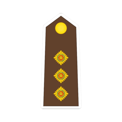 Vanuatu MF OF 02 (Vanuatu) (Military Rank) STICKER Vinyl Kiss-Cut Decal 2 Inch White - The Sticker Space