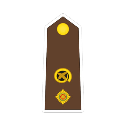 Vanuatu MF OF 04 (Vanuatu) (Military Rank) STICKER Vinyl Kiss-Cut Decal 4 Inch White - The Sticker Space