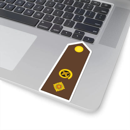 Vanuatu MF OF 04 (Vanuatu) (Military Rank) STICKER Vinyl Kiss-Cut Decal - The Sticker Space