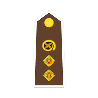 Vanuatu MF OF 05 (Vanuatu) (Military Rank) STICKER Vinyl Kiss-Cut Decal 2 Inch White - The Sticker Space