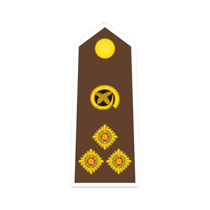 Vanuatu MF OF 06 (Vanuatu) (Military Rank) STICKER Vinyl Kiss-Cut Decal 2 Inch White - The Sticker Space