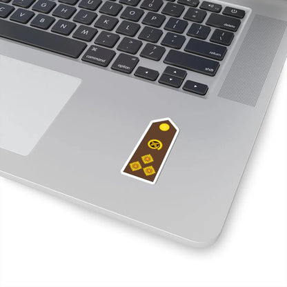Vanuatu MF OF 06 (Vanuatu) (Military Rank) STICKER Vinyl Kiss-Cut Decal - The Sticker Space
