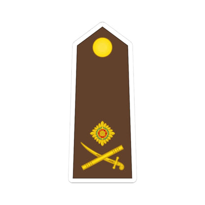 Vanuatu MF OF 07 (Vanuatu) (Military Rank) STICKER Vinyl Kiss-Cut Decal 3 Inch White - The Sticker Space