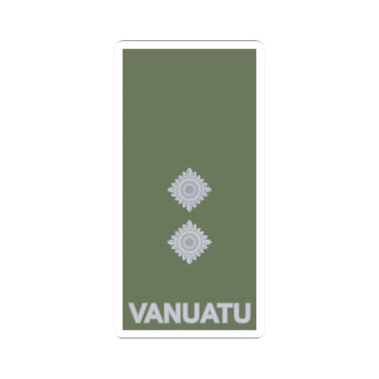 Vanuatu Mobile Force OF 1b (Vanuatu) (Military Rank) STICKER Vinyl Kiss-Cut Decal 2 Inch White - The Sticker Space