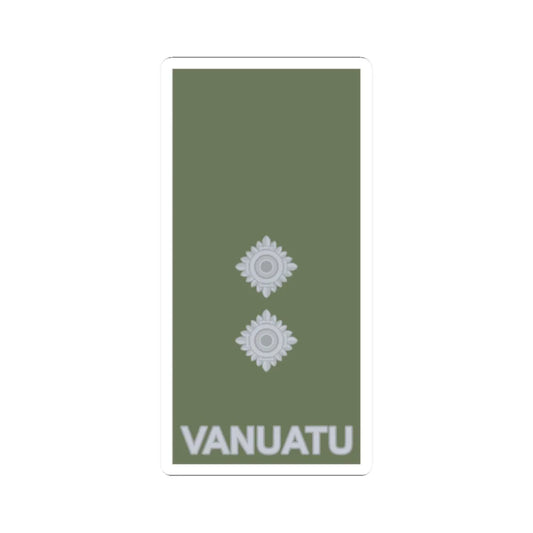 Vanuatu Mobile Force OF 1b (Vanuatu) (Military Rank) STICKER Vinyl Kiss-Cut Decal 2 Inch White - The Sticker Space