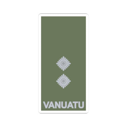 Vanuatu Mobile Force OF 1b (Vanuatu) (Military Rank) STICKER Vinyl Kiss-Cut Decal 3 Inch White - The Sticker Space