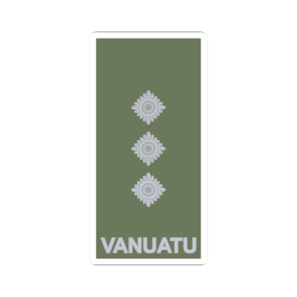 Vanuatu Mobile Force OF 2 (Vanuatu) (Military Rank) STICKER Vinyl Kiss-Cut Decal 2 Inch White - The Sticker Space