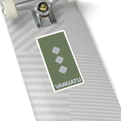 Vanuatu Mobile Force OF 2 (Vanuatu) (Military Rank) STICKER Vinyl Kiss-Cut Decal - The Sticker Space