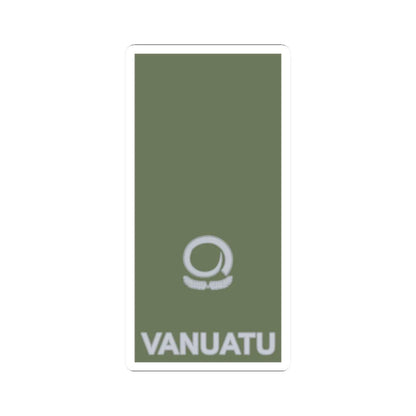 Vanuatu Mobile Force OF 3 (Vanuatu) (Military Rank) STICKER Vinyl Kiss-Cut Decal 2 Inch White - The Sticker Space
