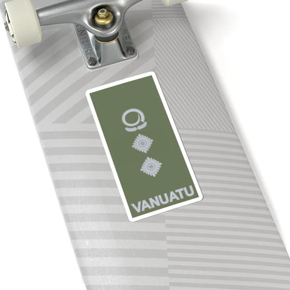 Vanuatu Mobile Force OF 5 (Vanuatu) (Military Rank) STICKER Vinyl Kiss-Cut Decal - The Sticker Space