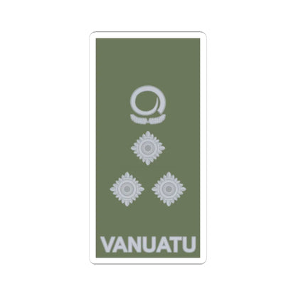 Vanuatu Mobile Force OF 6 (Vanuatu) (Military Rank) STICKER Vinyl Kiss-Cut Decal - The Sticker Space