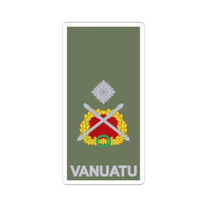 Vanuatu Mobile Force OF 7 (Vanuatu) (Military Rank) STICKER Vinyl Kiss-Cut Decal 6 Inch White - The Sticker Space