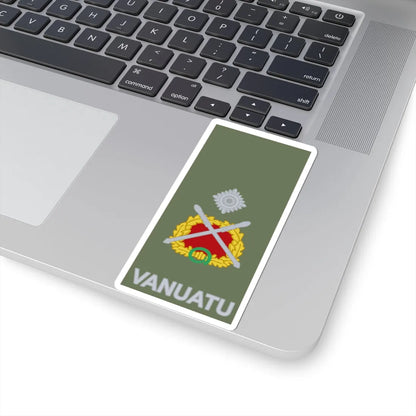 Vanuatu Mobile Force OF 7 (Vanuatu) (Military Rank) STICKER Vinyl Kiss-Cut Decal - The Sticker Space