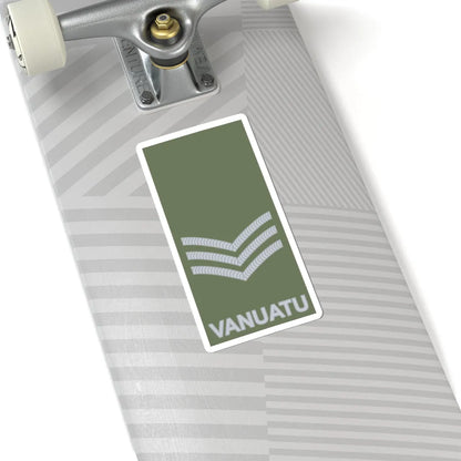 Vanuatu Mobile Force OR 6 (Vanuatu) (Military Rank) STICKER Vinyl Kiss-Cut Decal - The Sticker Space