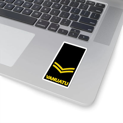 Vanuatu Police Maritime Wing OR 4 (Vanuatu) (Military Rank) STICKER Vinyl Kiss-Cut Decal - The Sticker Space
