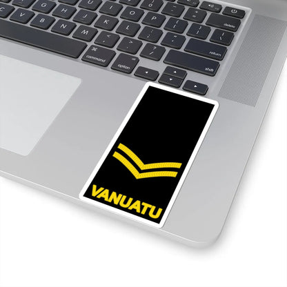 Vanuatu Police Maritime Wing OR 4 (Vanuatu) (Military Rank) STICKER Vinyl Kiss-Cut Decal - The Sticker Space