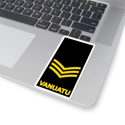 Vanuatu Police Maritime Wing OR 6 (Vanuatu) (Military Rank) STICKER Vinyl Kiss-Cut Decal - The Sticker Space