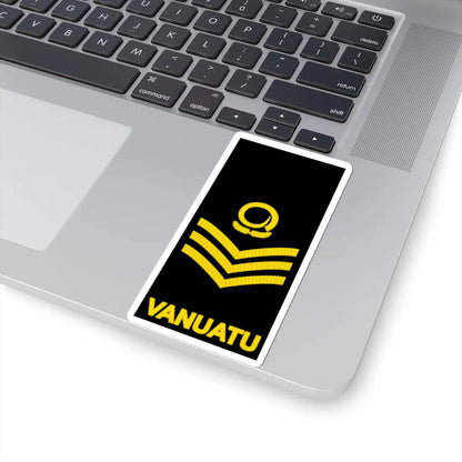 Vanuatu Police Maritime Wing OR 7 (Vanuatu) (Military Rank) STICKER Vinyl Kiss-Cut Decal - The Sticker Space