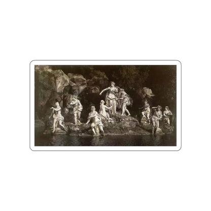 VANVITELLI, Luigi - Diana and Actaeon (Artwork) STICKER Vinyl Die-Cut Decal White Die-Cut 3 Inch - The Sticker Space