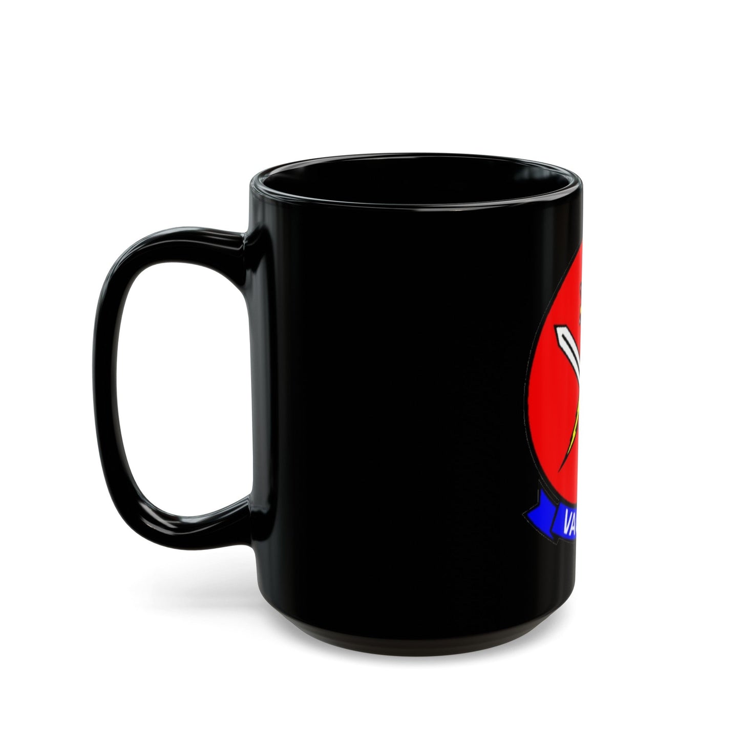 VAQ 129 (U.S. Navy) Black Coffee Mug-The Sticker Space