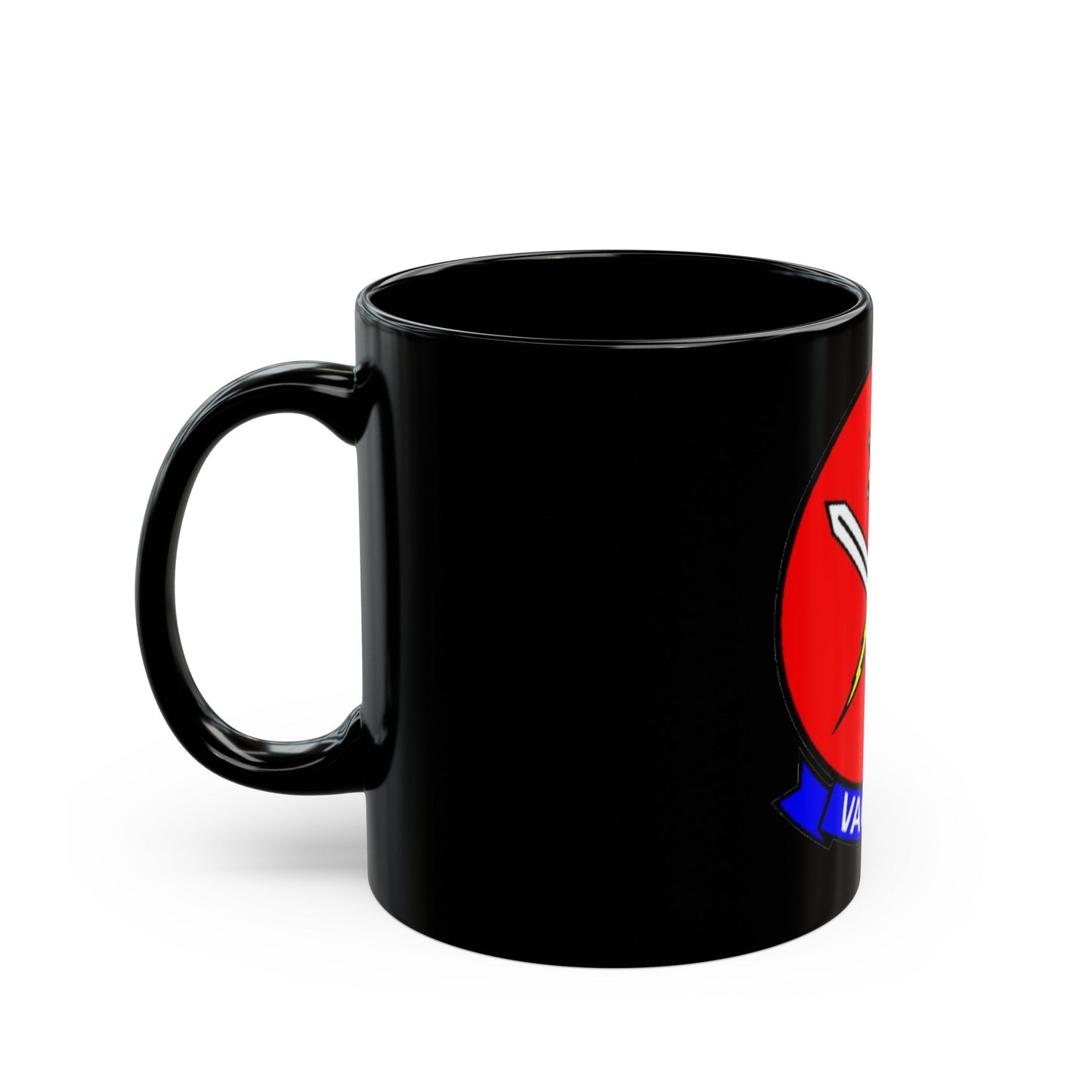 VAQ 129 (U.S. Navy) Black Coffee Mug-The Sticker Space