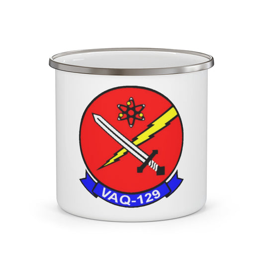 VAQ 129 (U.S. Navy) Enamel Mug 12oz-12oz-The Sticker Space