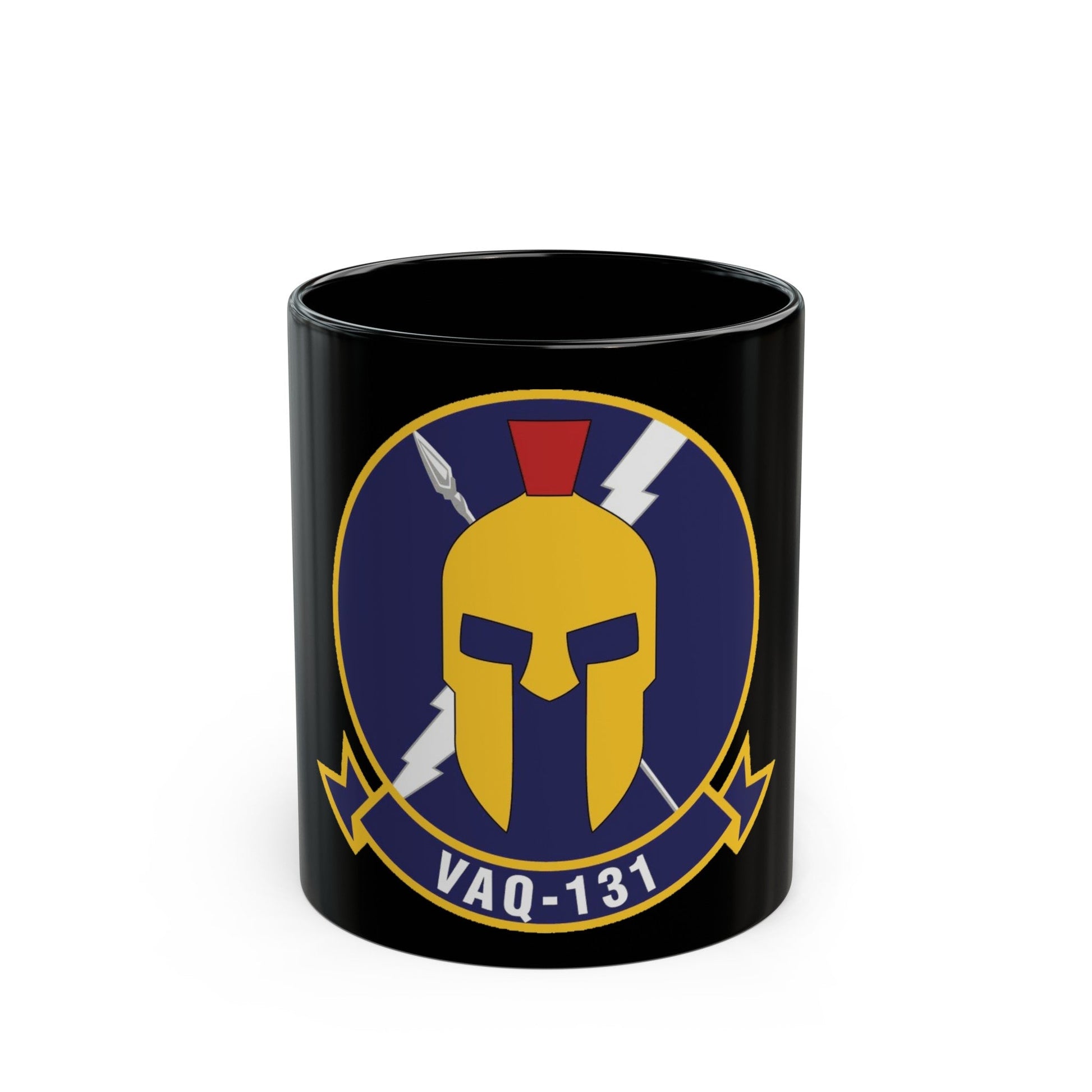 VAQ 131 Electronic Attack Squadron 131 (U.S. Navy) Black Coffee Mug-11oz-The Sticker Space