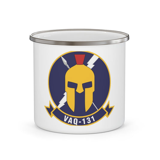 VAQ 131 Electronic Attack Squadron 131 (U.S. Navy) Enamel Mug 12oz-12oz-The Sticker Space