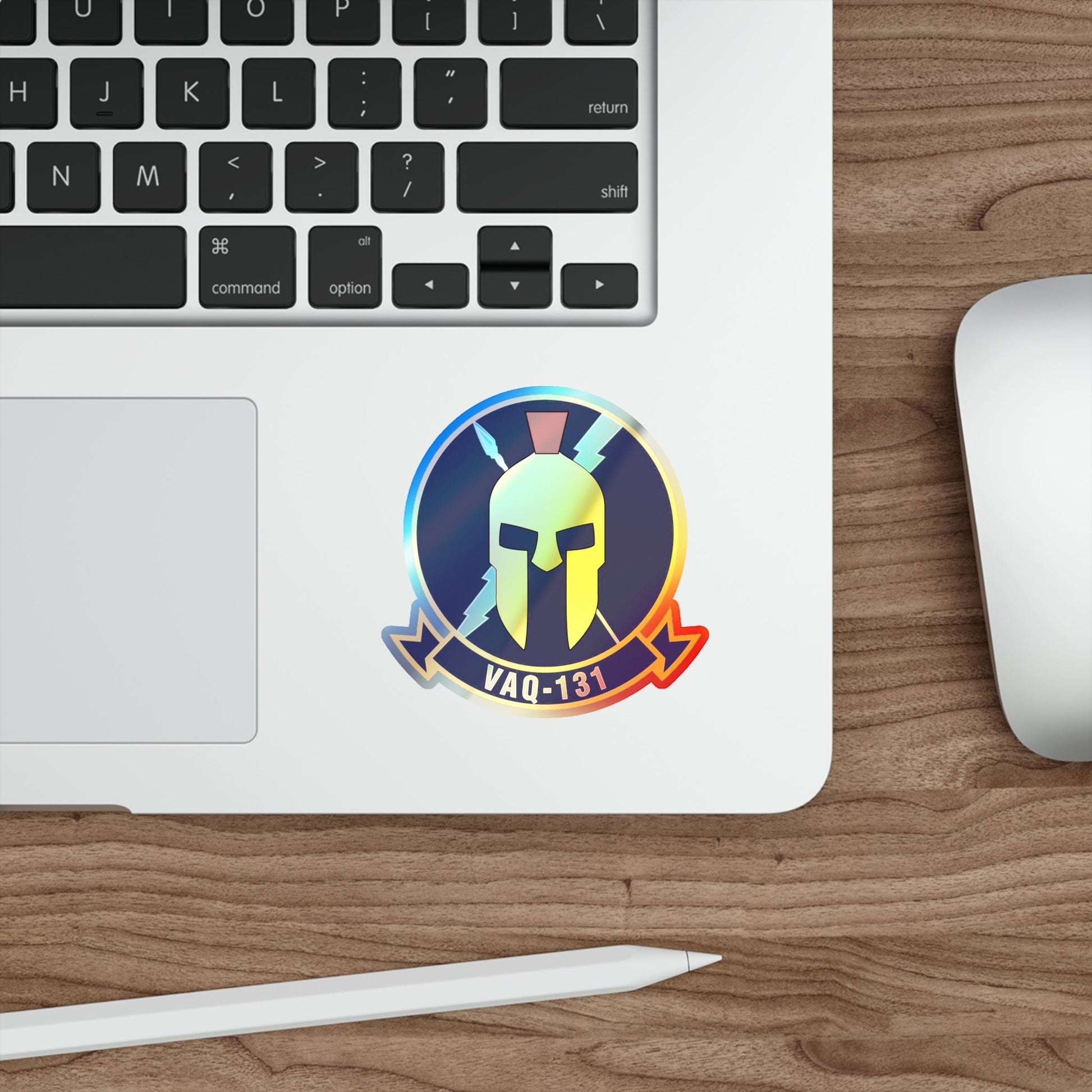 VAQ 131 Electronic Attack Squadron 131 (U.S. Navy) Holographic STICKER Die-Cut Vinyl Decal-The Sticker Space