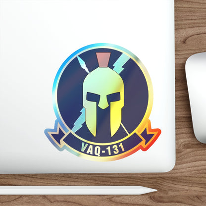 VAQ 131 Electronic Attack Squadron 131 (U.S. Navy) Holographic STICKER Die-Cut Vinyl Decal-The Sticker Space