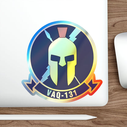 VAQ 131 Electronic Attack Squadron 131 (U.S. Navy) Holographic STICKER Die-Cut Vinyl Decal-The Sticker Space