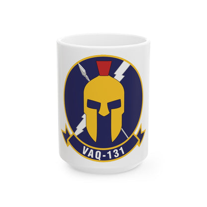 VAQ 131 Electronic Attack Squadron 131 (U.S. Navy) White Coffee Mug-15oz-The Sticker Space