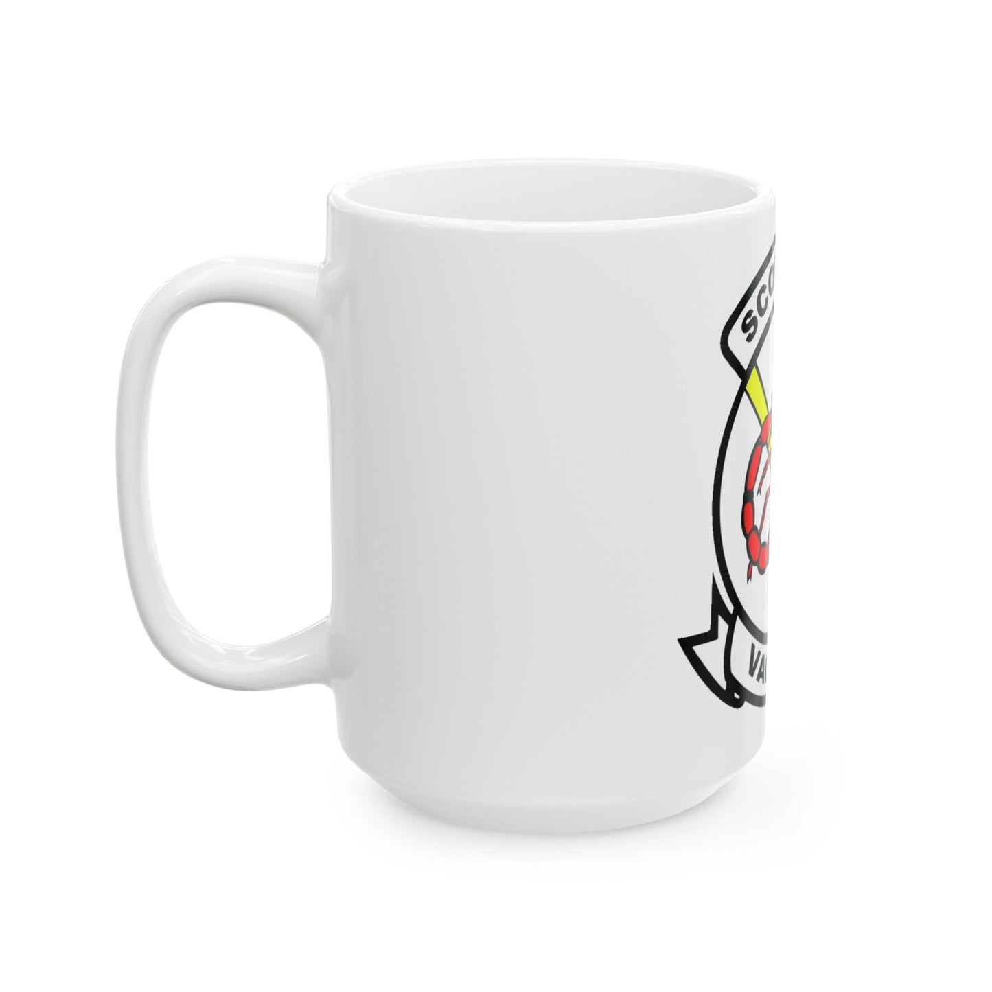 VAQ 132 Electronic Attack Squadron 132 (U.S. Navy) White Coffee Mug-The Sticker Space