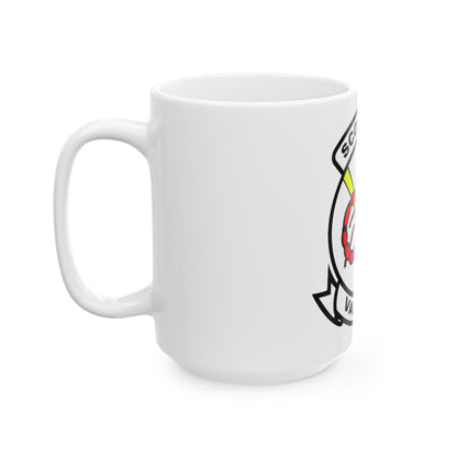 VAQ 132 Electronic Attack Squadron 132 (U.S. Navy) White Coffee Mug-The Sticker Space