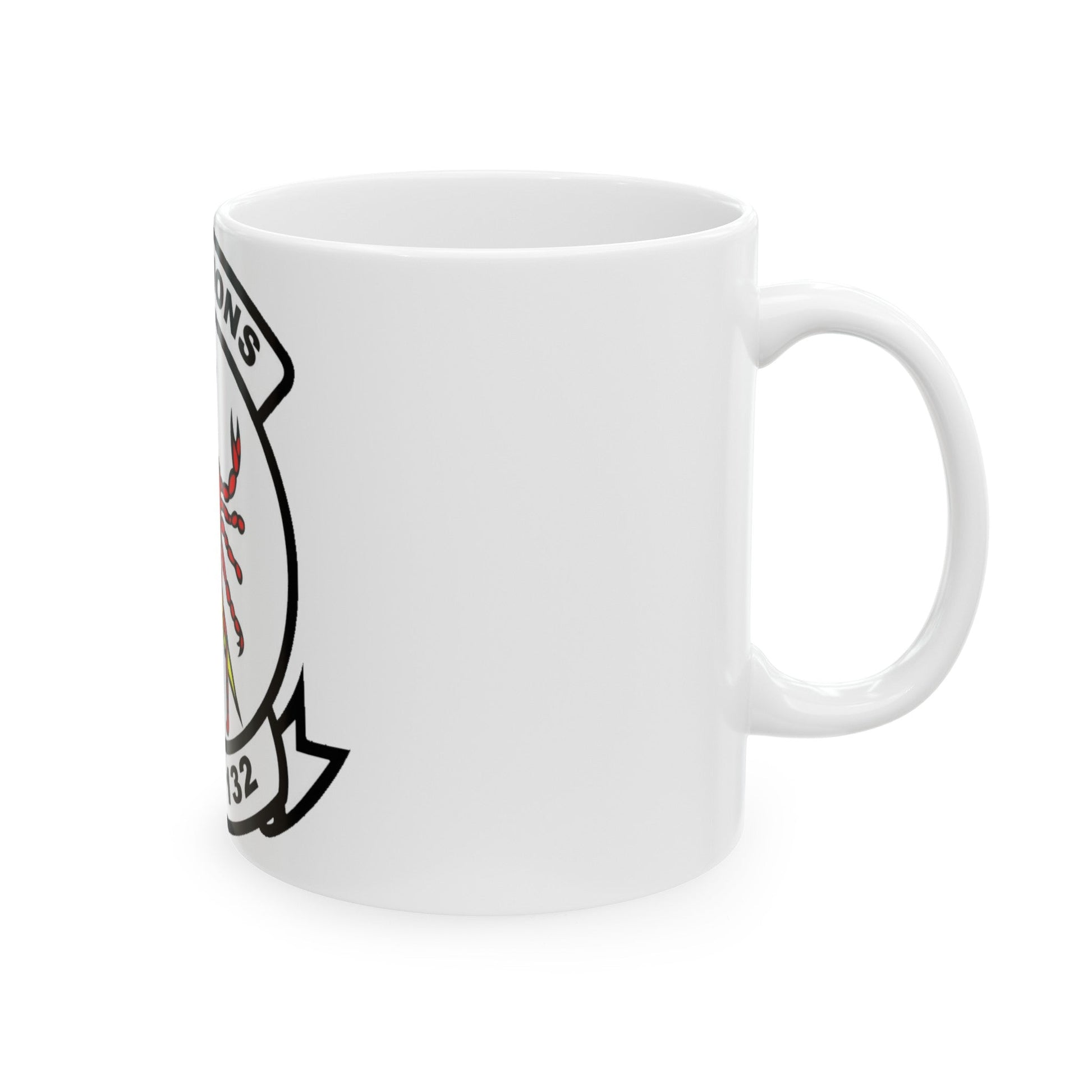 VAQ 132 Electronic Attack Squadron 132 (U.S. Navy) White Coffee Mug-The Sticker Space