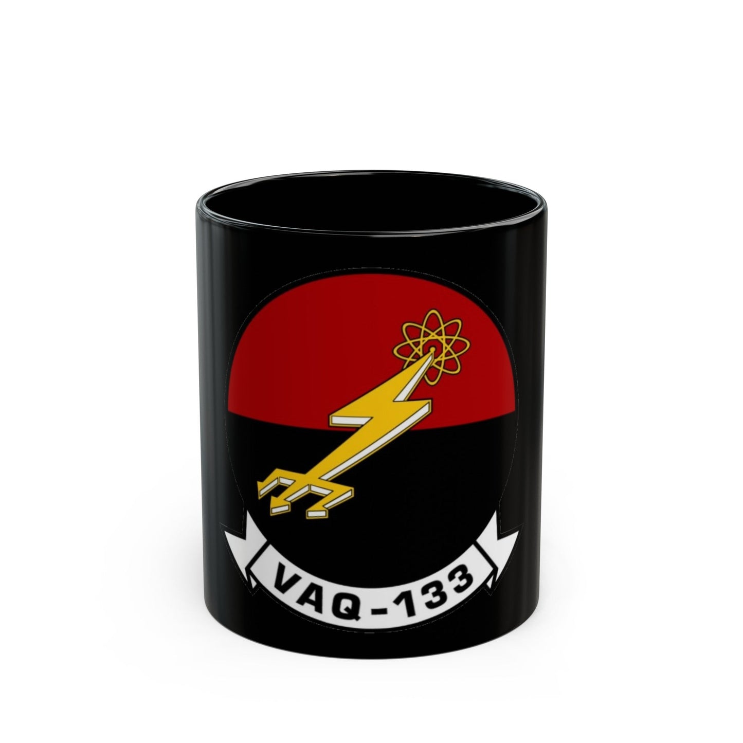 VAQ 133 Electronic Attack Squadron 133 (U.S. Navy) Black Coffee Mug-11oz-The Sticker Space