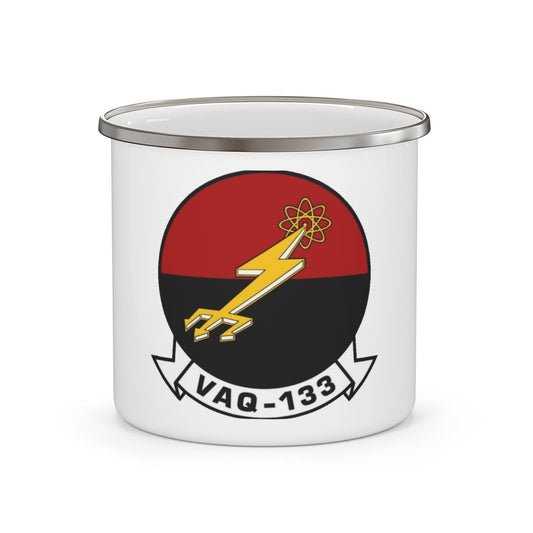 VAQ 133 Electronic Attack Squadron 133 (U.S. Navy) Enamel Mug 12oz-12oz-The Sticker Space