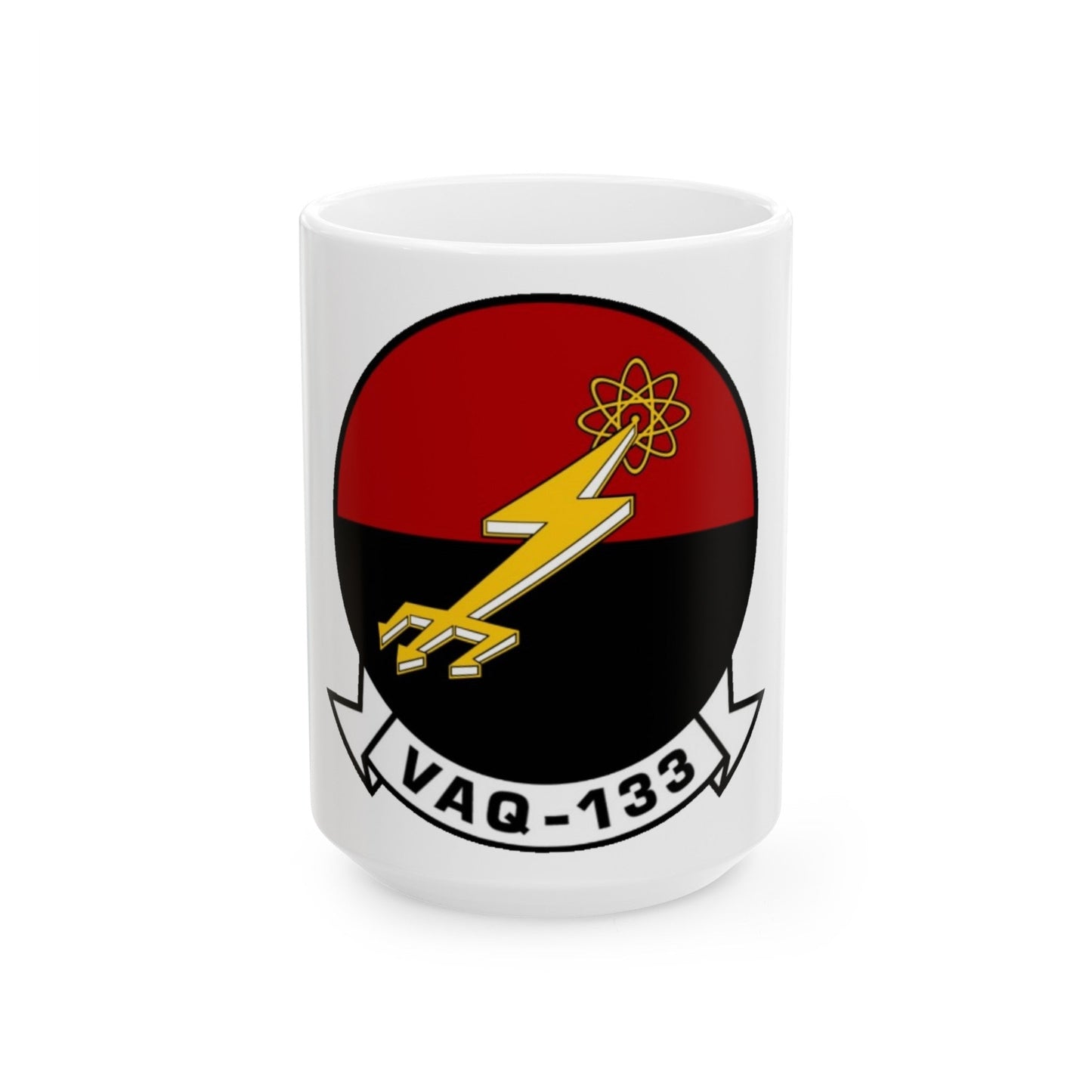 VAQ 133 Electronic Attack Squadron 133 (U.S. Navy) White Coffee Mug-15oz-The Sticker Space