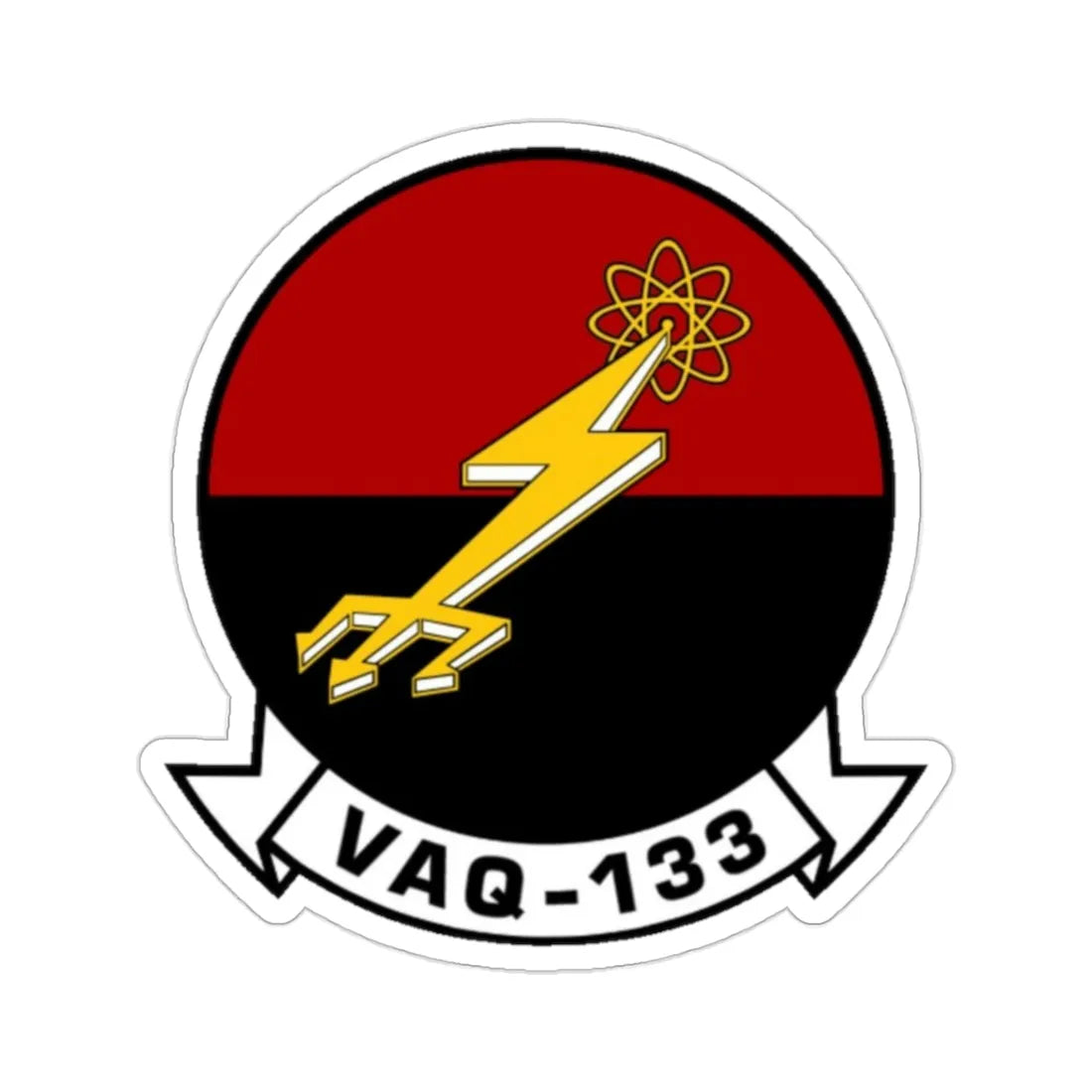 VAQ 133 Electronic Attack Squadron 133  (U.S. Navy) STICKER Vinyl Die-Cut Decal 2 Inch - The Sticker Space