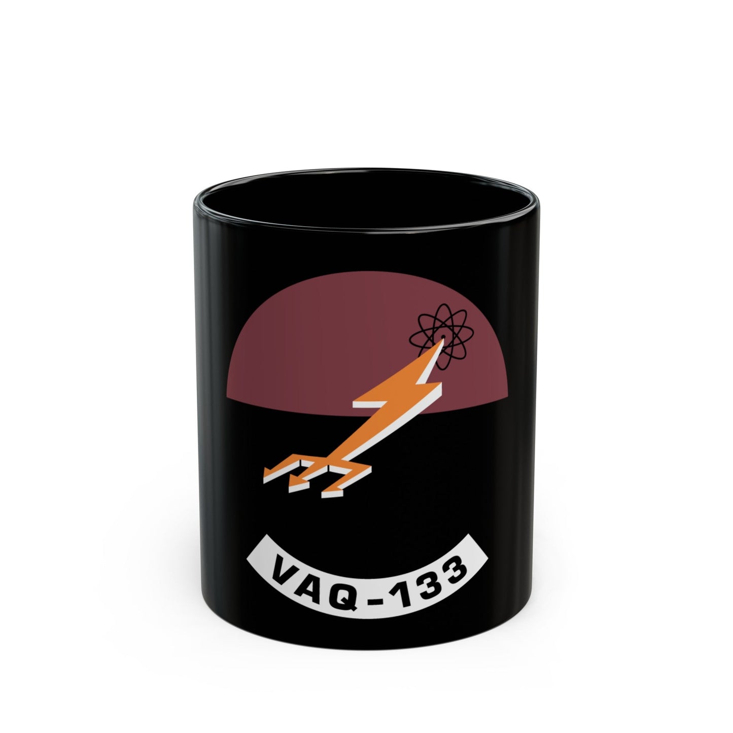 VAQ 133 (U.S. Navy) Black Coffee Mug-11oz-The Sticker Space