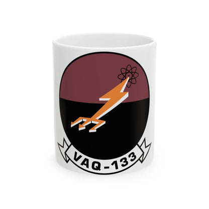 VAQ 133 (U.S. Navy) White Coffee Mug-11oz-The Sticker Space