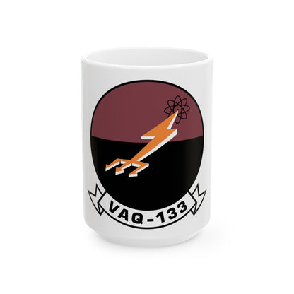 VAQ 133 (U.S. Navy) White Coffee Mug-15oz-The Sticker Space