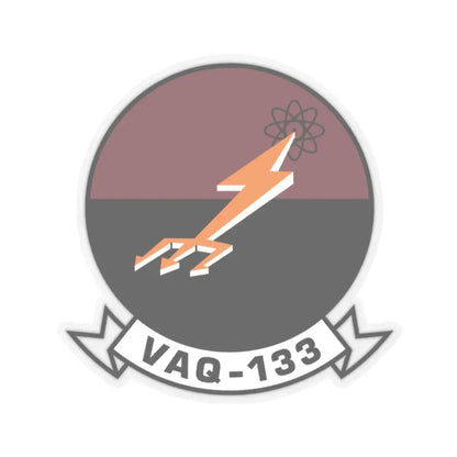 VAQ 133 (U.S. Navy) STICKER Vinyl Kiss-Cut Decal 2 Inch Transparent - The Sticker Space