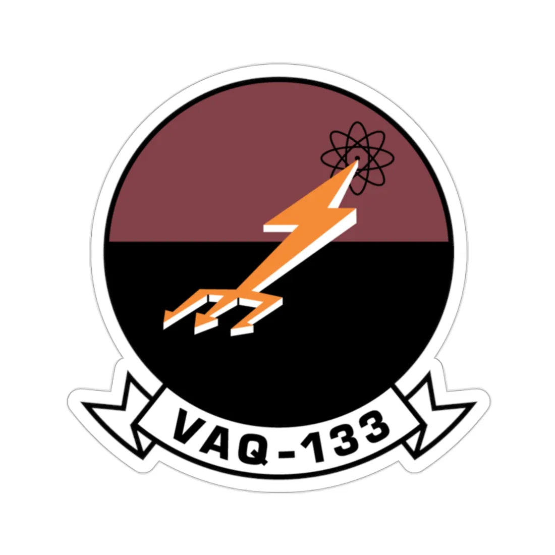 VAQ 133 v2 (U.S. Navy) STICKER Vinyl Die-Cut Decal 2 Inch - The Sticker Space