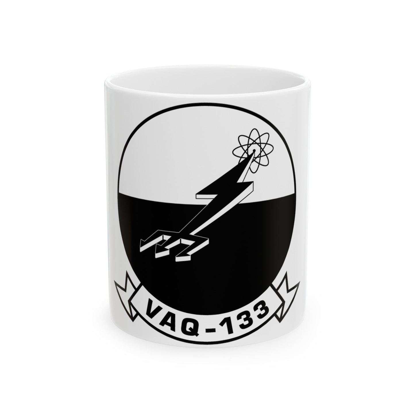 VAQ 133BW (U.S. Navy) White Coffee Mug-11oz-The Sticker Space